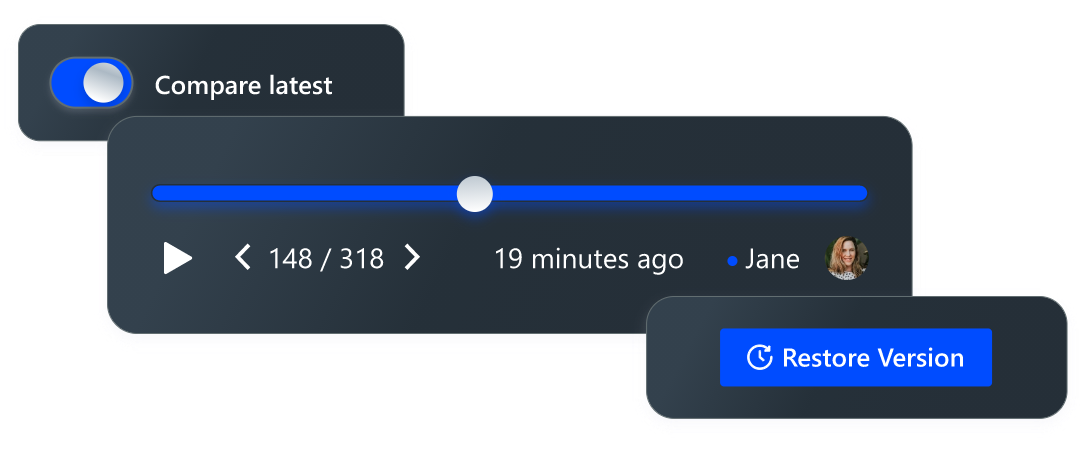 Secured Development with/t//m/ Built-in Version Control